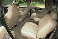 Ford Excursion interior - rear seats