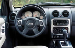 Jeep Liberty dashboard layout