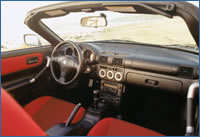 2002 Toyota MR2 Spyder interior
