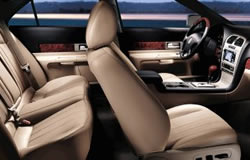 2005 Lincoln LS interior