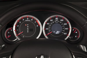 2012 Acura TSX Special Edition instrument cluster