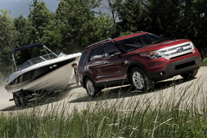 2012 Ford Explorer towing