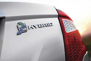 2012 Ford Fusion Hybrid badge