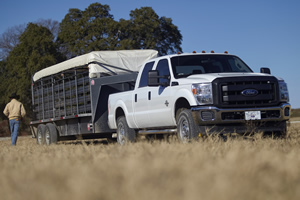 2012 Ford  Super Duty class leading towing capacity