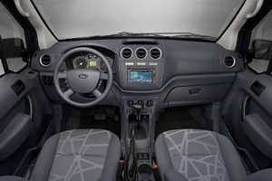 Ford Transit interior - dashboard layout 