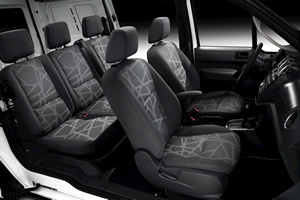 Ford Transit seating for up to five