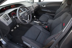 Honda Civic Si Sedan interior