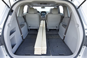 2012 Honda Odyssey cargo room