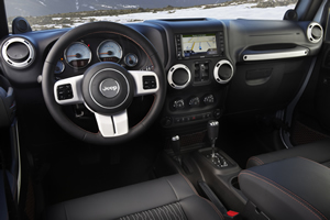 2012 Jeep Wrangler Unlimited Arctic dashboard