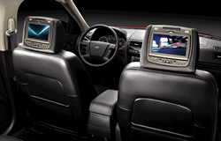 2009 Ford Taurus X dual headrest DVD entertainment system